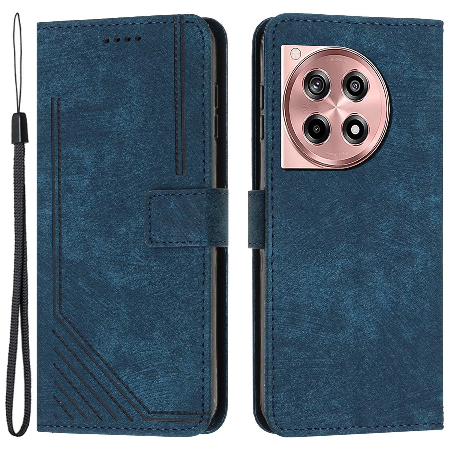 For OnePlus Ace 3 5G / 12R 5G Cell Phone Case Leather Skin Touch Cover