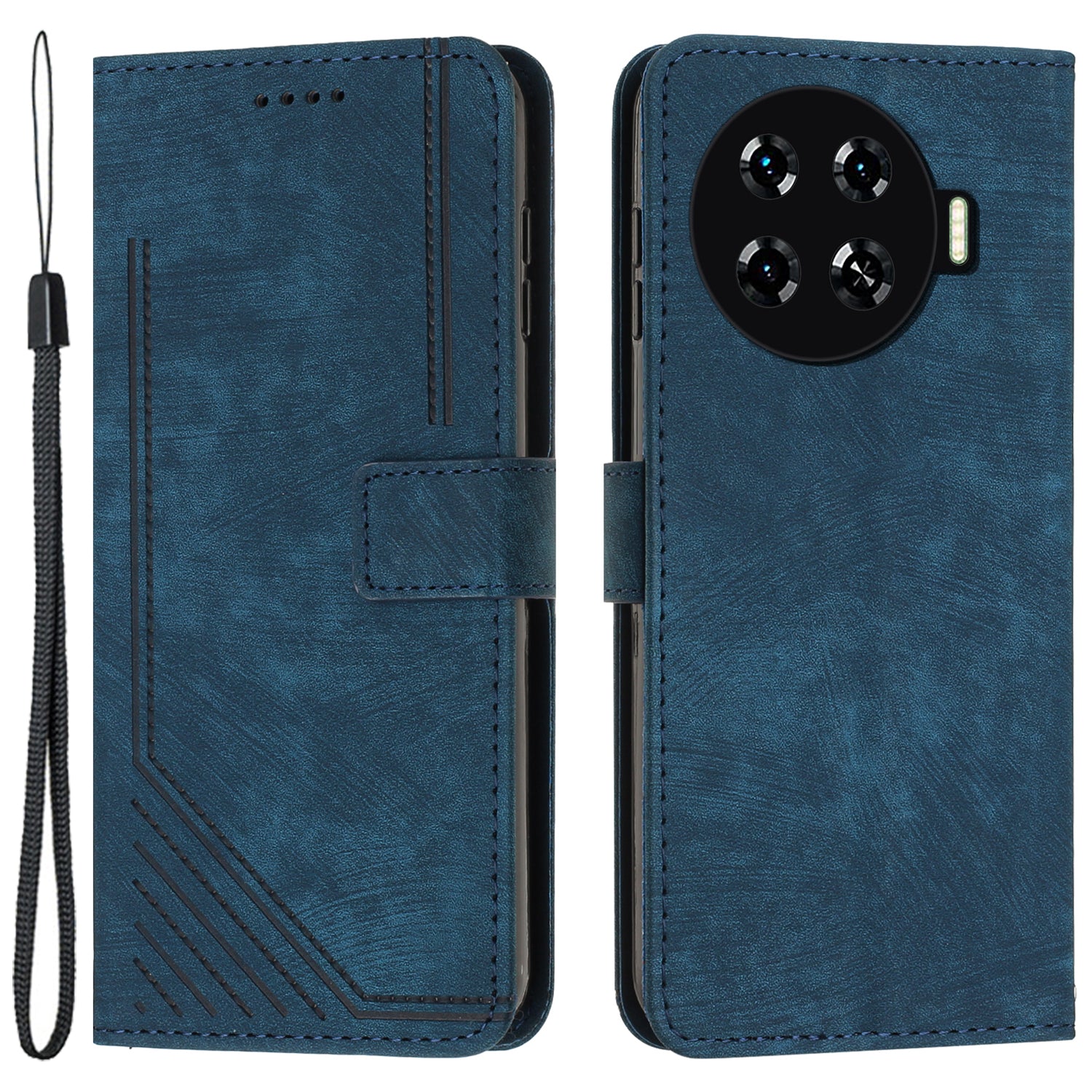 For Transsion Tecno Spark 20 Pro+ Case Touch Feeling Wallet Cell Phone Cover