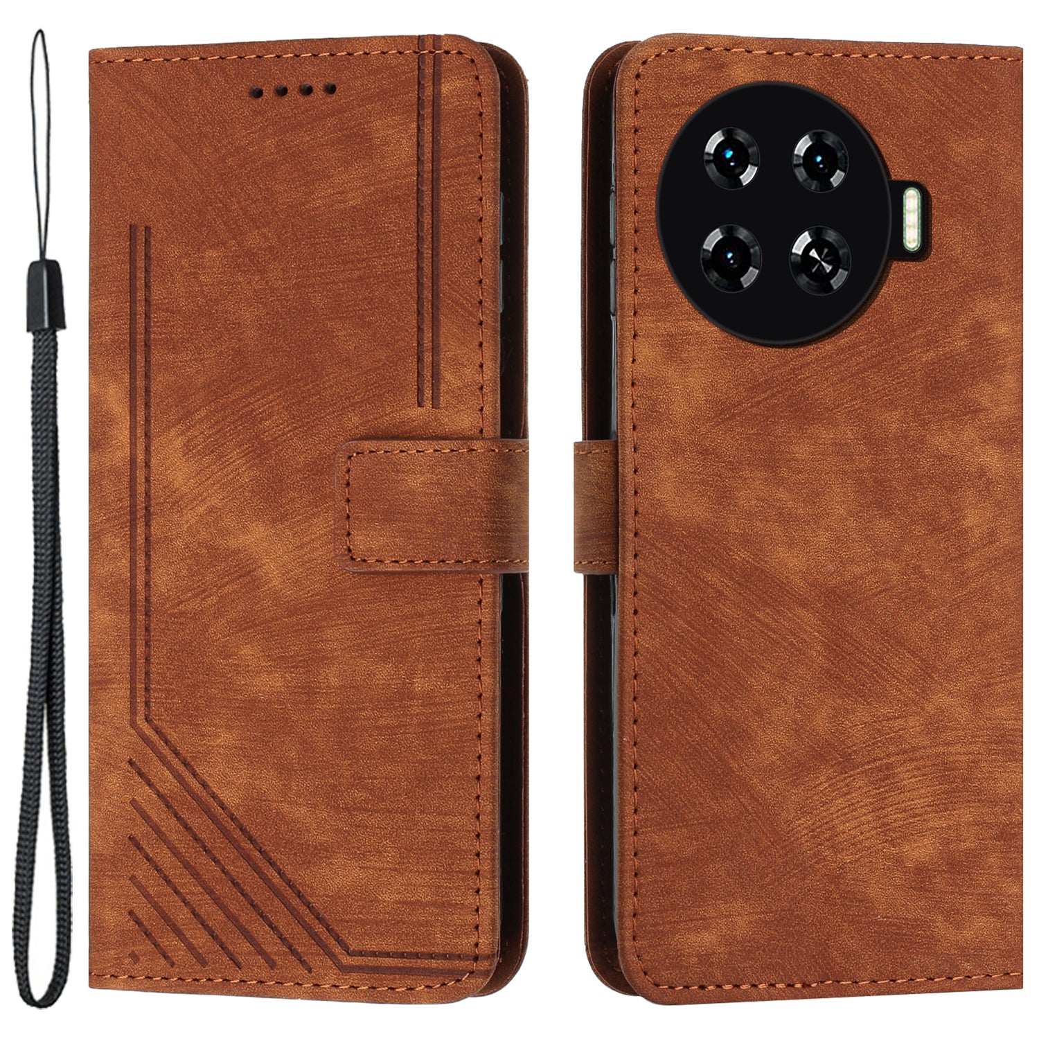 For Transsion Tecno Spark 20 Pro+ Case Touch Feeling Wallet Cell Phone Cover