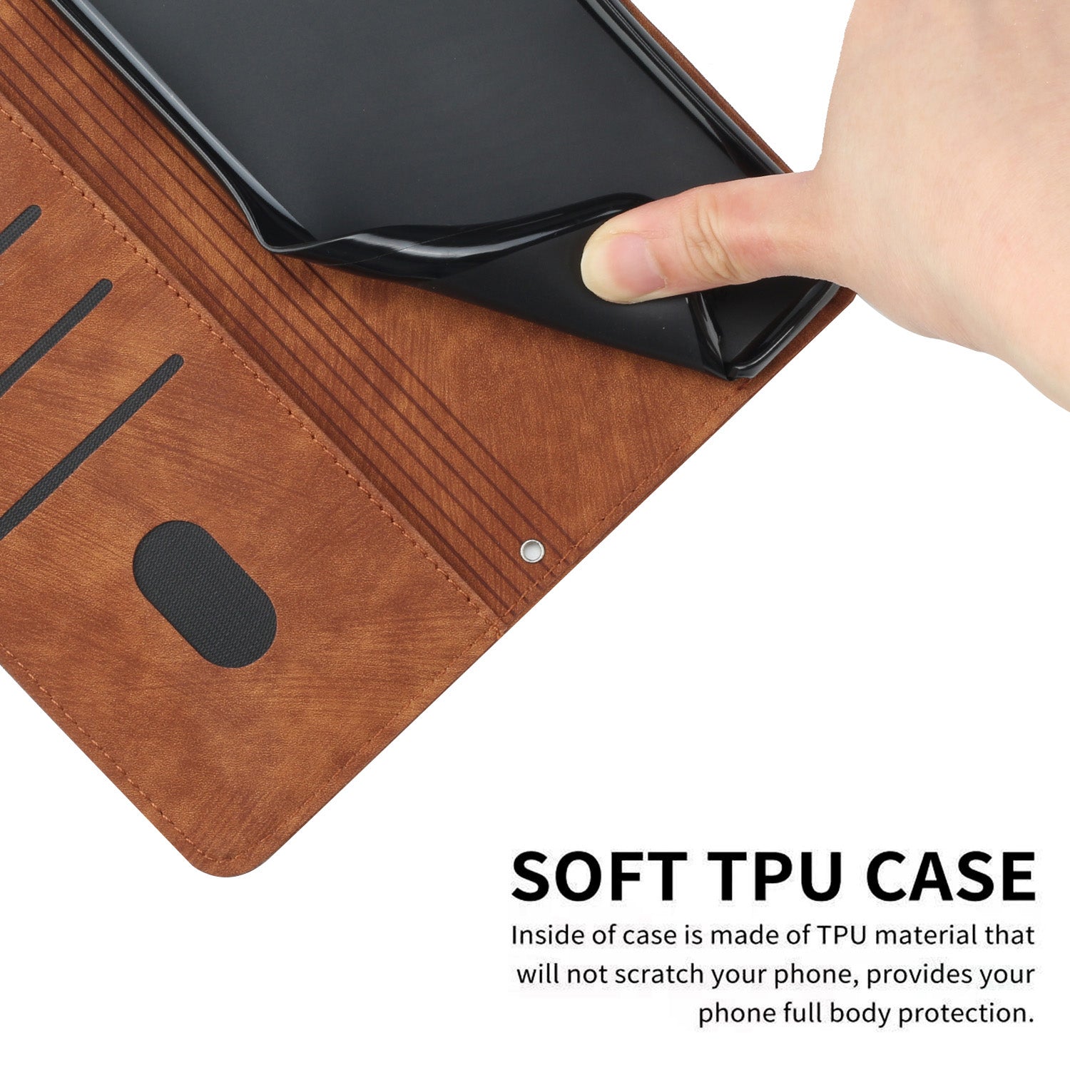 For Oppo Reno11 F 5G / F25 Pro 5G Case Skin Touch Feeling Flip Stand Phone Cover