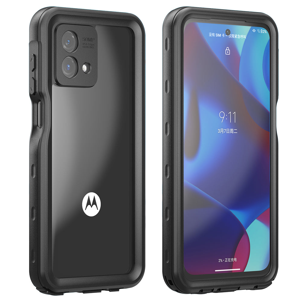 REDPEPPER A Series For Motorola Moto G Stylus 5G (2023) IP68 Underwater Phone Case Clear Waterproof Phone Cover