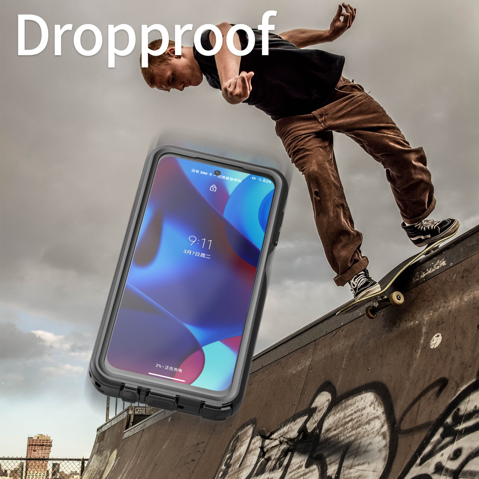 REDPEPPER A Series For Motorola Moto G Stylus 5G (2023) IP68 Underwater Phone Case Clear Waterproof Phone Cover