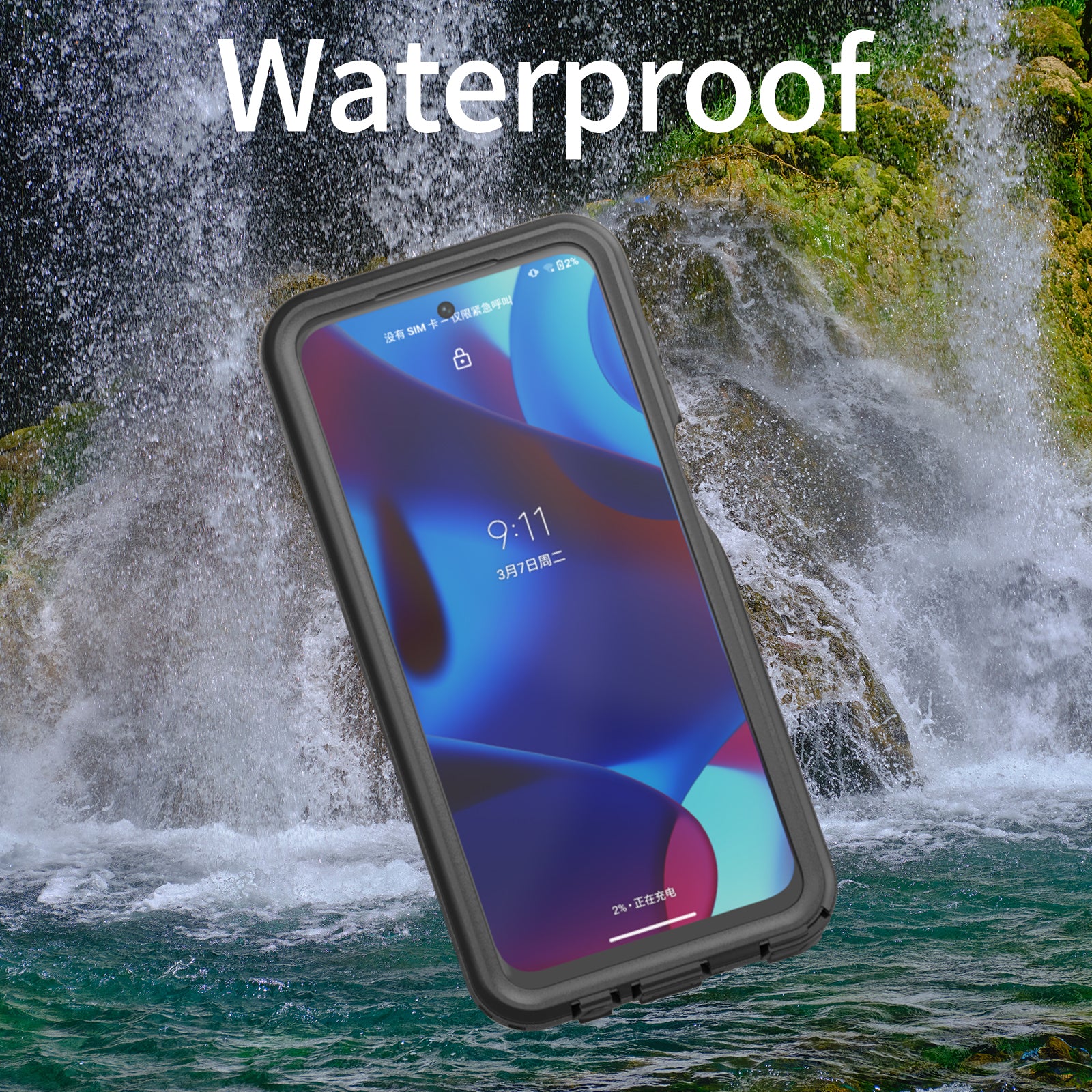 REDPEPPER A Series For Motorola Moto G Stylus 5G (2023) IP68 Underwater Phone Case Clear Waterproof Phone Cover
