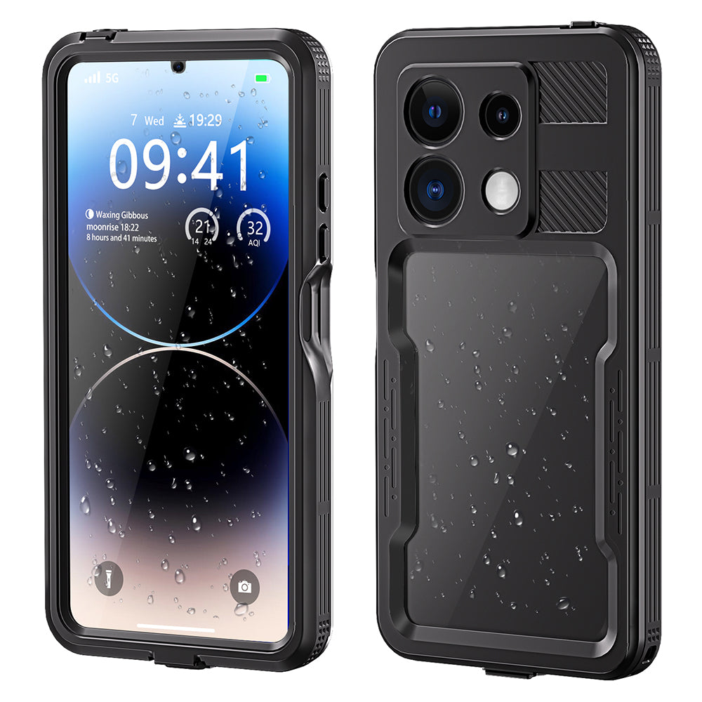 REDPEPPER A Series IP68 Waterproof Case for Xiaomi Redmi Note 13 Pro 5G Screen Protector Underwater Phone Shell