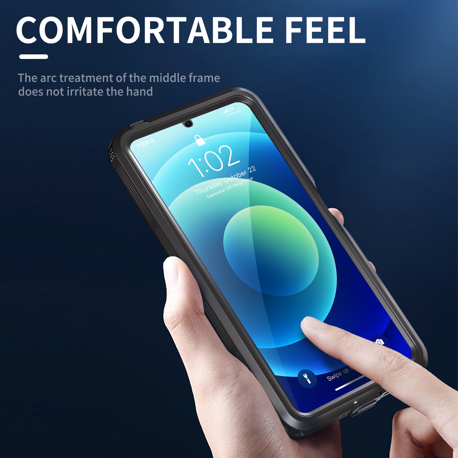 REDPEPPER A Series For Xiaomi Redmi Note 13 5G Case IP68 Waterproof Built-in Screen Protector Phone Cover