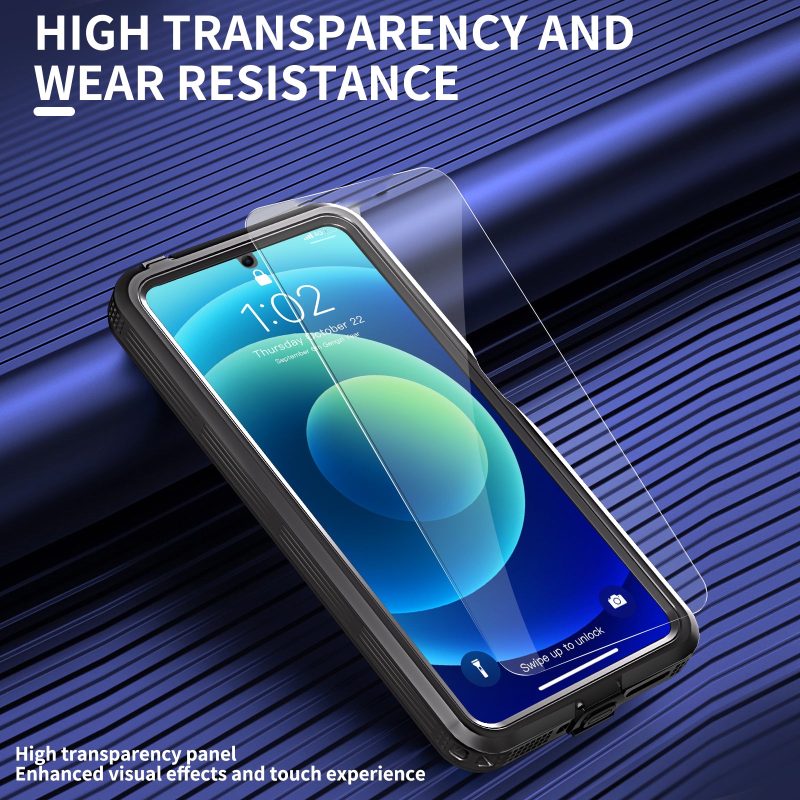 REDPEPPER A Series For Xiaomi Redmi Note 13 5G Case IP68 Waterproof Built-in Screen Protector Phone Cover