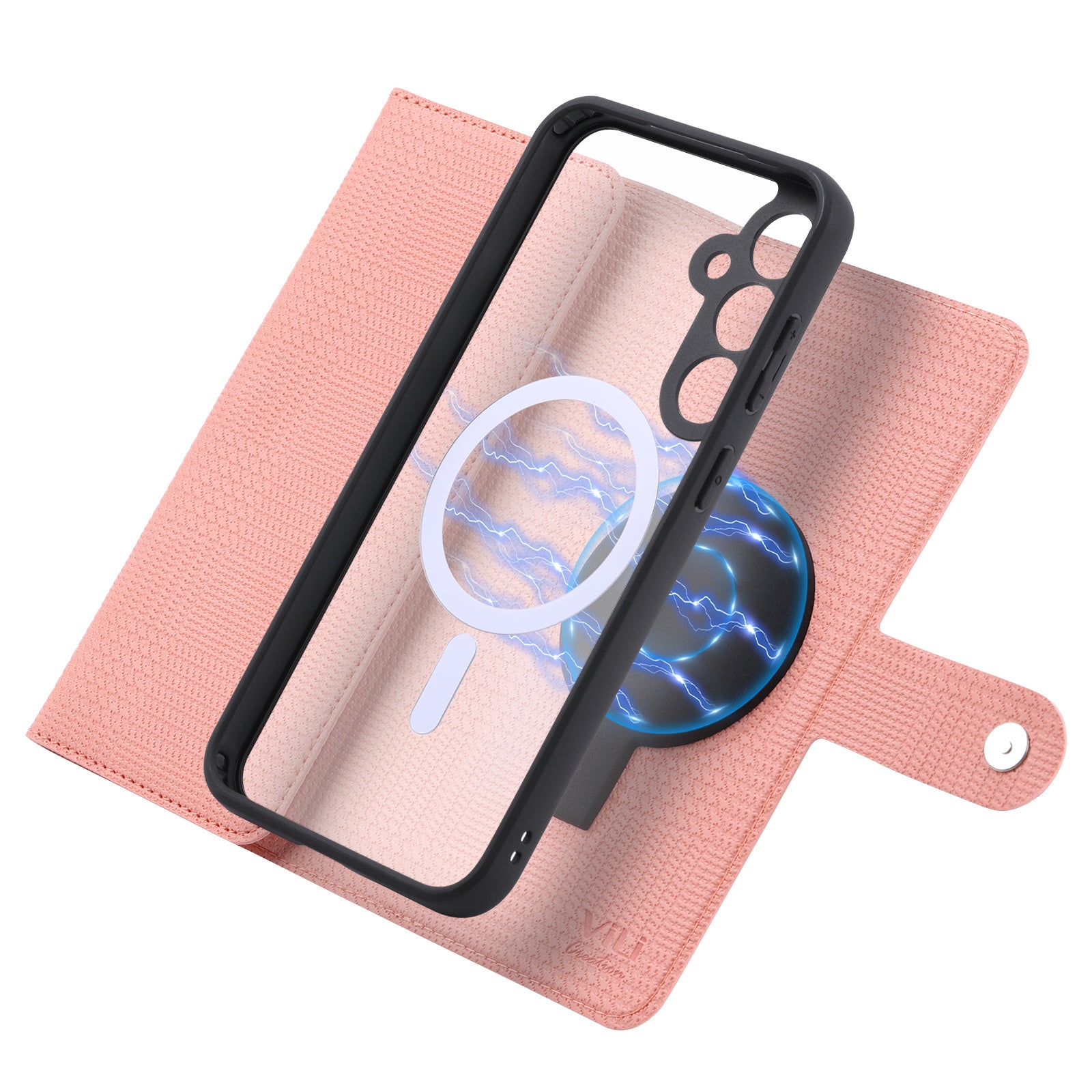 VILI GHA Series For Samsung Galaxy S23 FE Case RFID Blocking Wallet Phone Cover Compatible with MagSafe