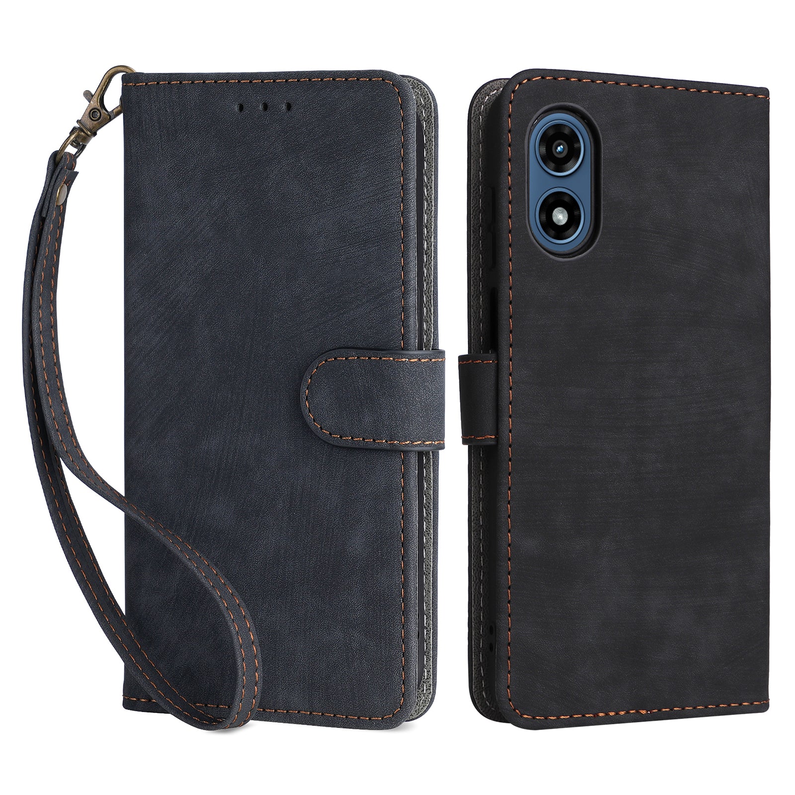 For Motorola Moto G Play (2024) 4G / Moto G Play Gen 3 Case RFID Blocking Leather Wallet Phone Cover