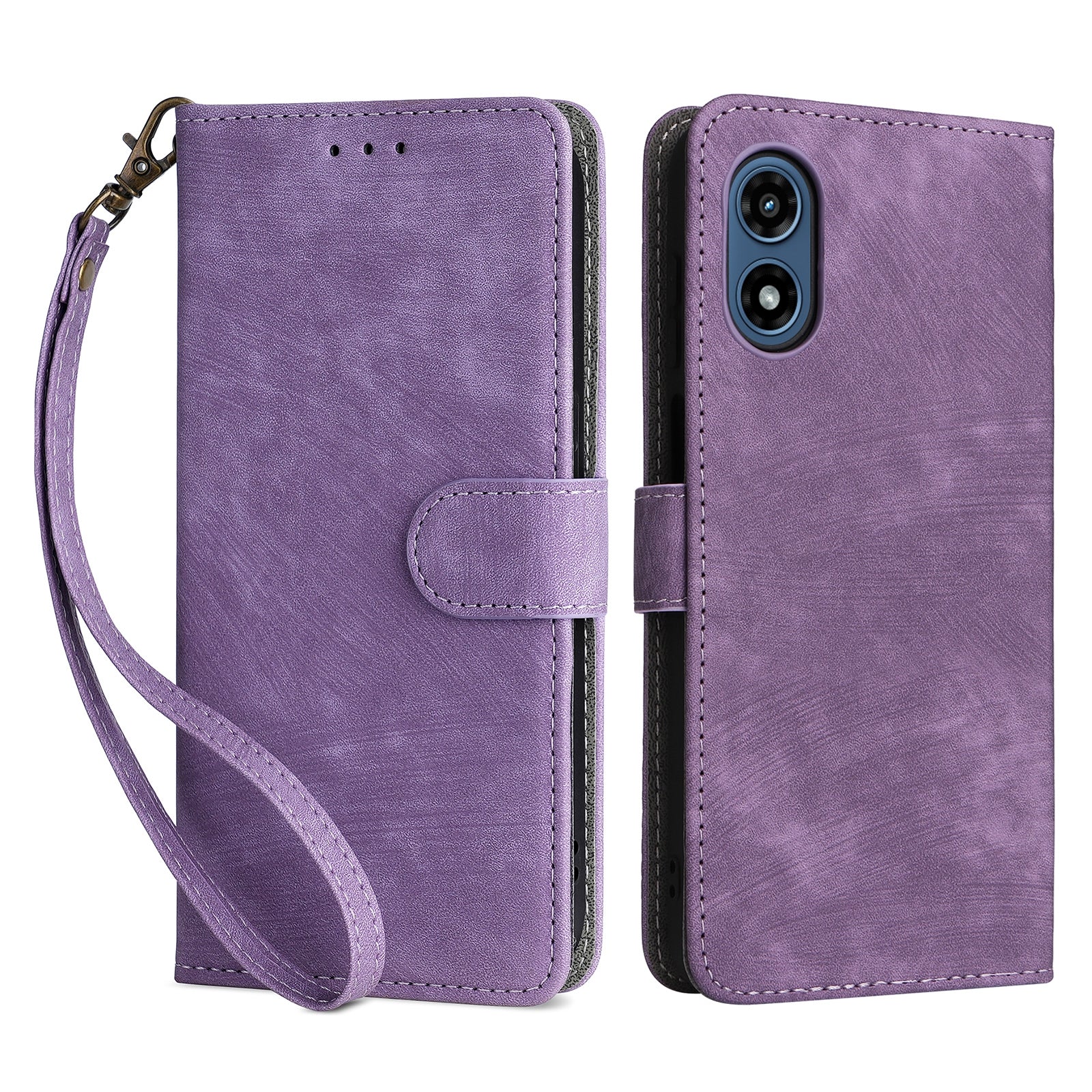 For Motorola Moto G Play (2024) 4G / Moto G Play Gen 3 Case RFID Blocking Leather Wallet Phone Cover