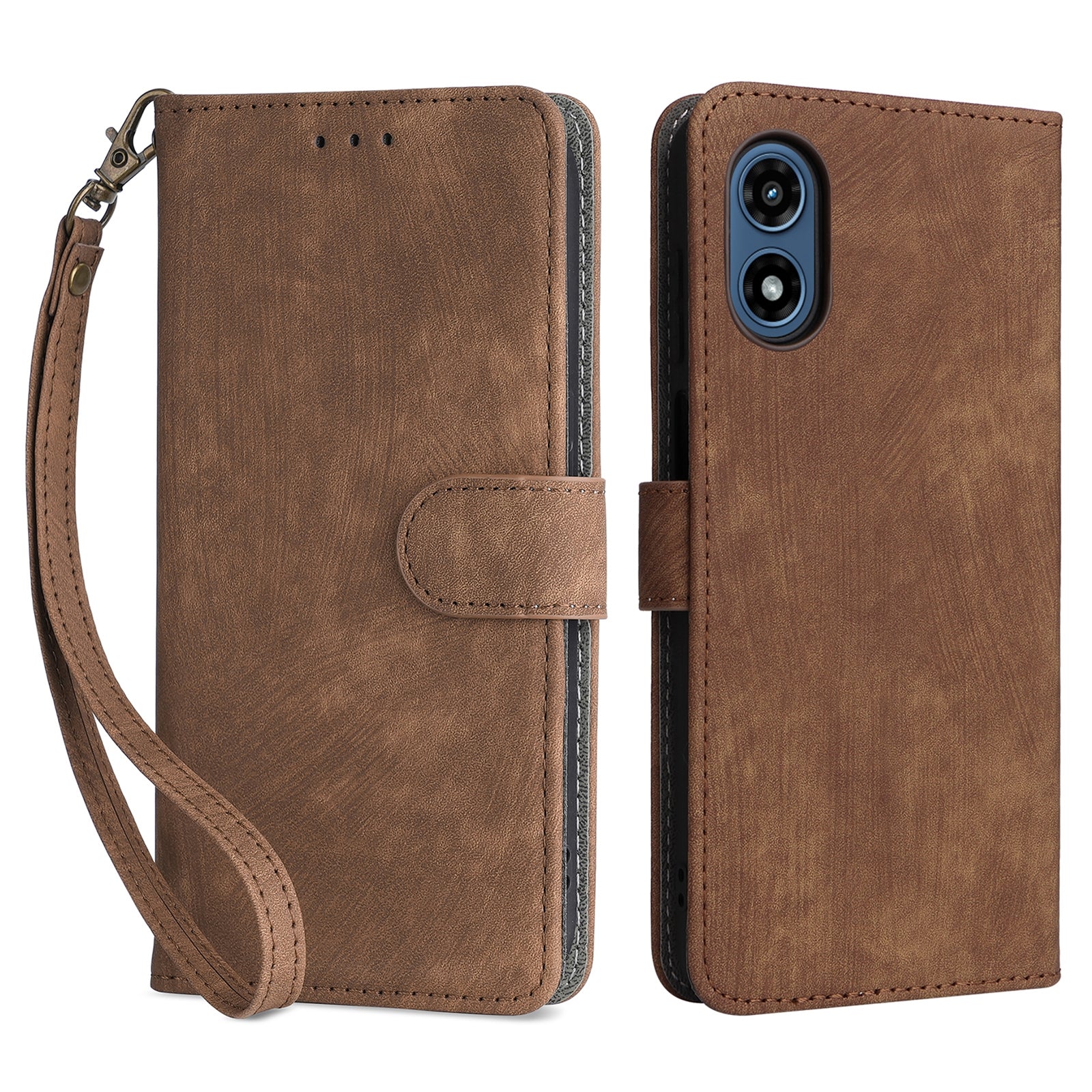 For Motorola Moto G Play (2024) 4G / Moto G Play Gen 3 Case RFID Blocking Leather Wallet Phone Cover