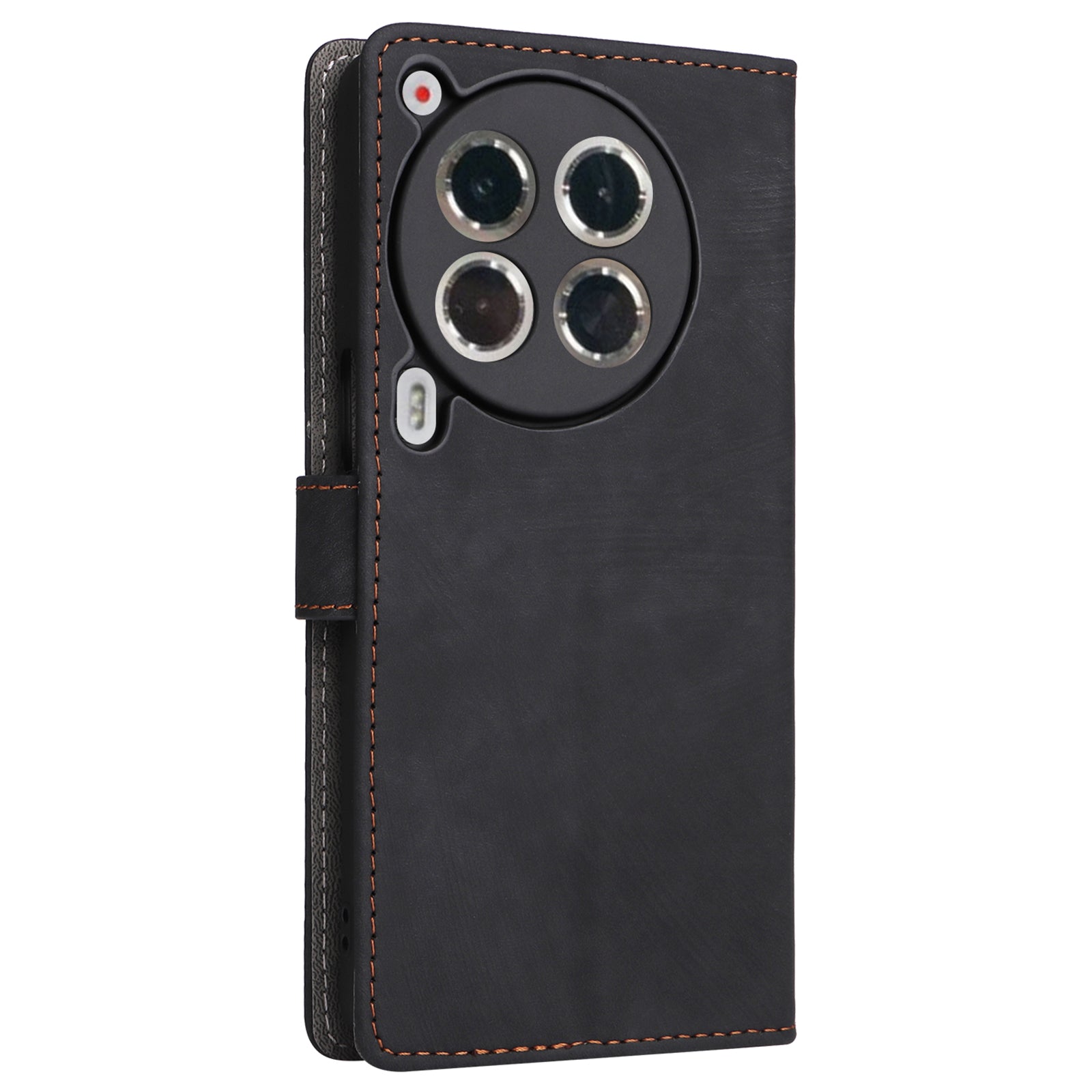 For Transsion Tecno Camon 30 Premier 5G CL9 Case Leather RFID Blocking Protection Phone Cover with Strap
