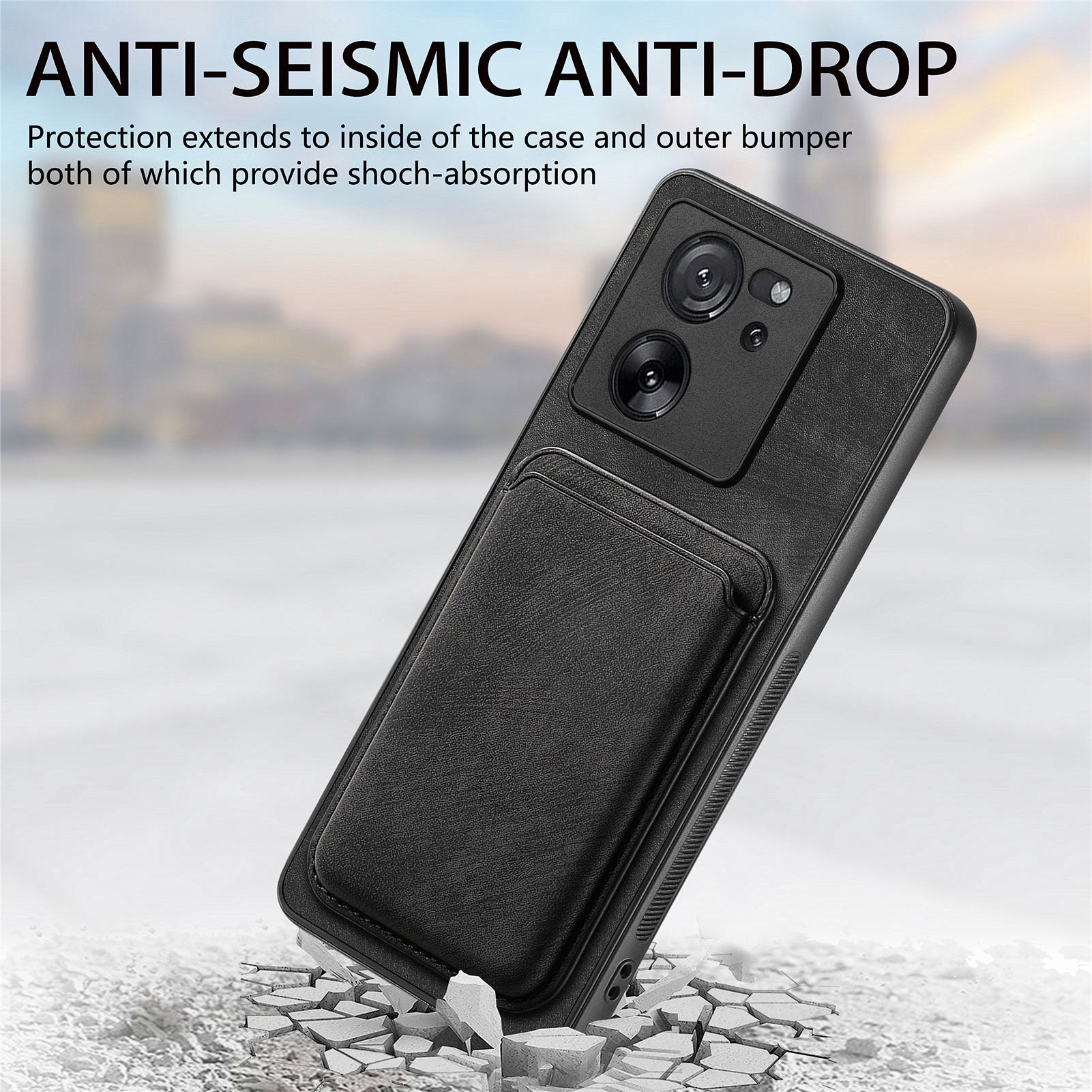 D12 For Xiaomi 13T / 13T Pro / Redmi K60 Ultra Case Magnetic Detachable Retro Leather Back Cover