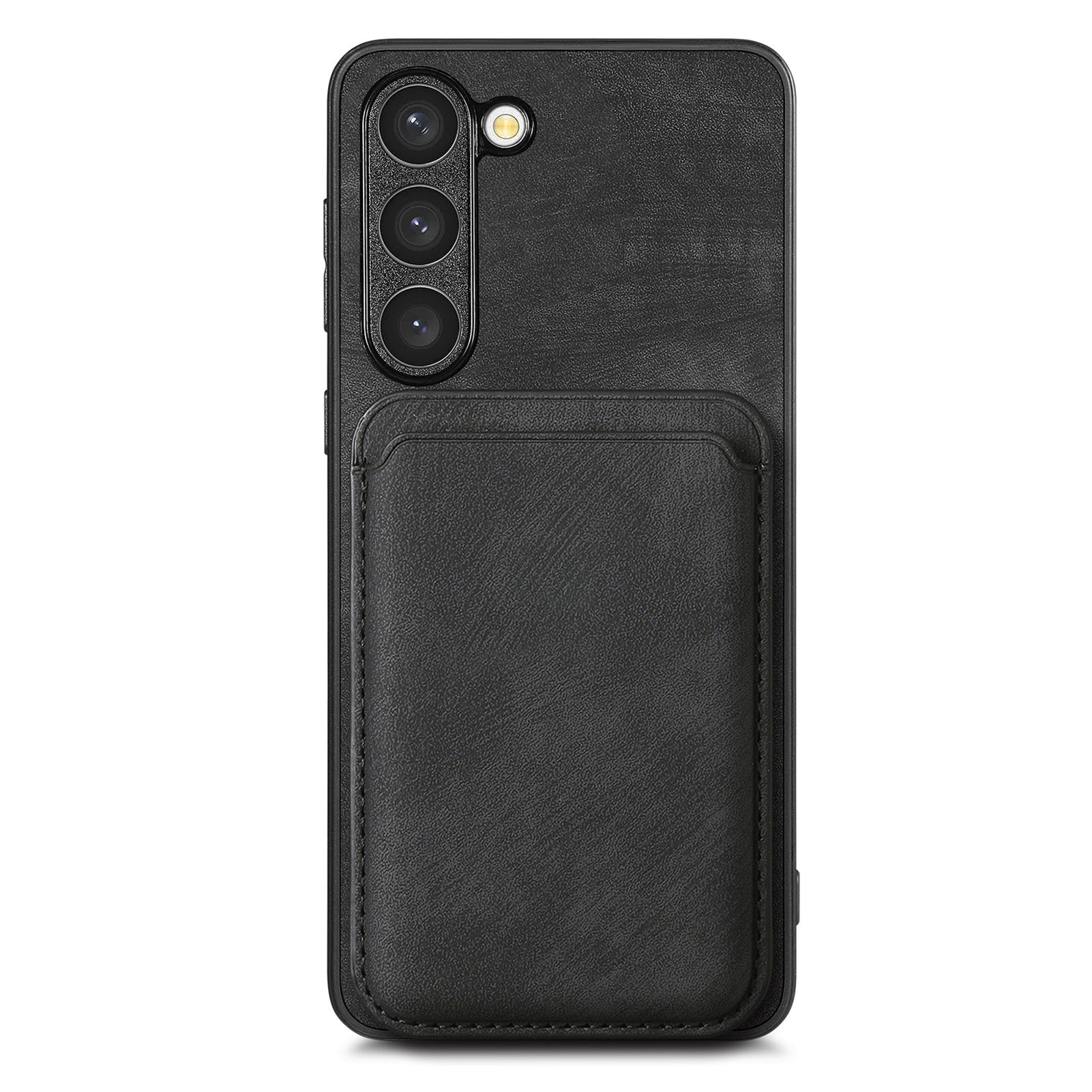 D12 For Samsung Galaxy S23 Case Magnetic Detachable Card Slots PU Leather Phone Cover