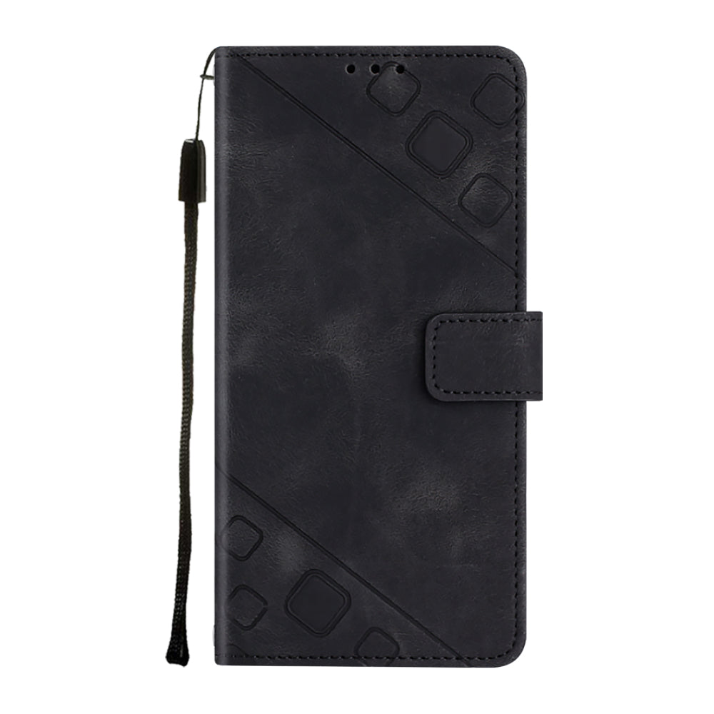 PT005 YB Imprinting Series-6 For Google Pixel 9 Pro Leather Case Wallet Card Slots Phone Cover