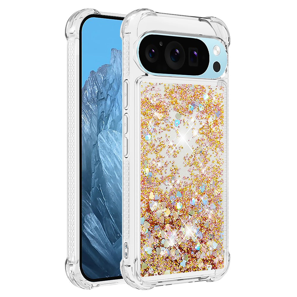 YB Quicksand Series-1 For Google Pixel 9 Pro TPU Case Drop-proof Cell Phone Cover