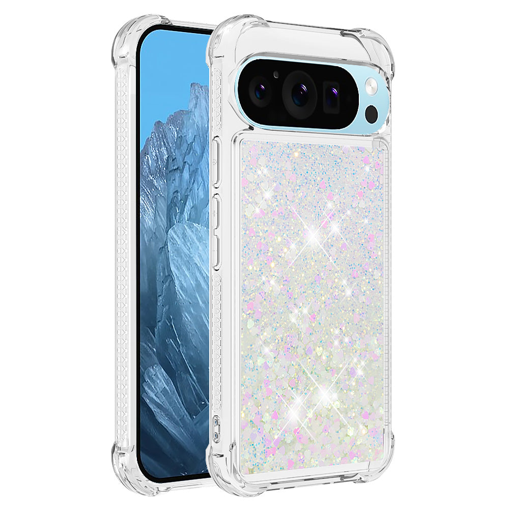 YB Quicksand Series-1 For Google Pixel 9 Pro TPU Case Drop-proof Cell Phone Cover