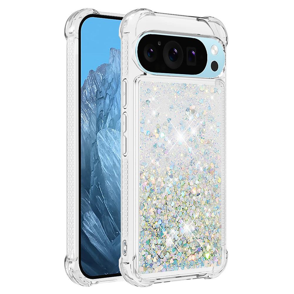 YB Quicksand Series-1 For Google Pixel 9 Pro TPU Case Drop-proof Cell Phone Cover