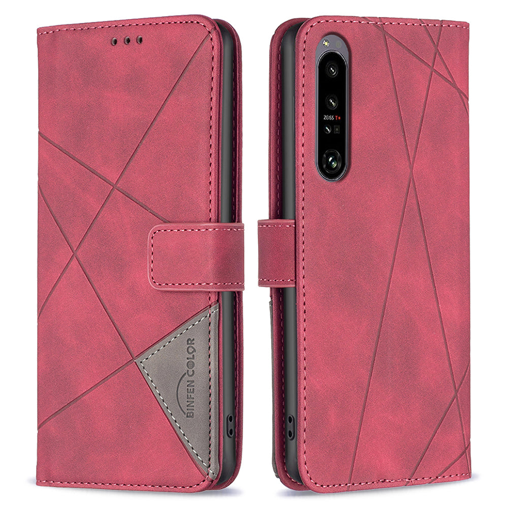 BINFEN COLOR BF05 For Sony Xperia 1 VI Cell Phone Case Flip Stand Wallet Cover