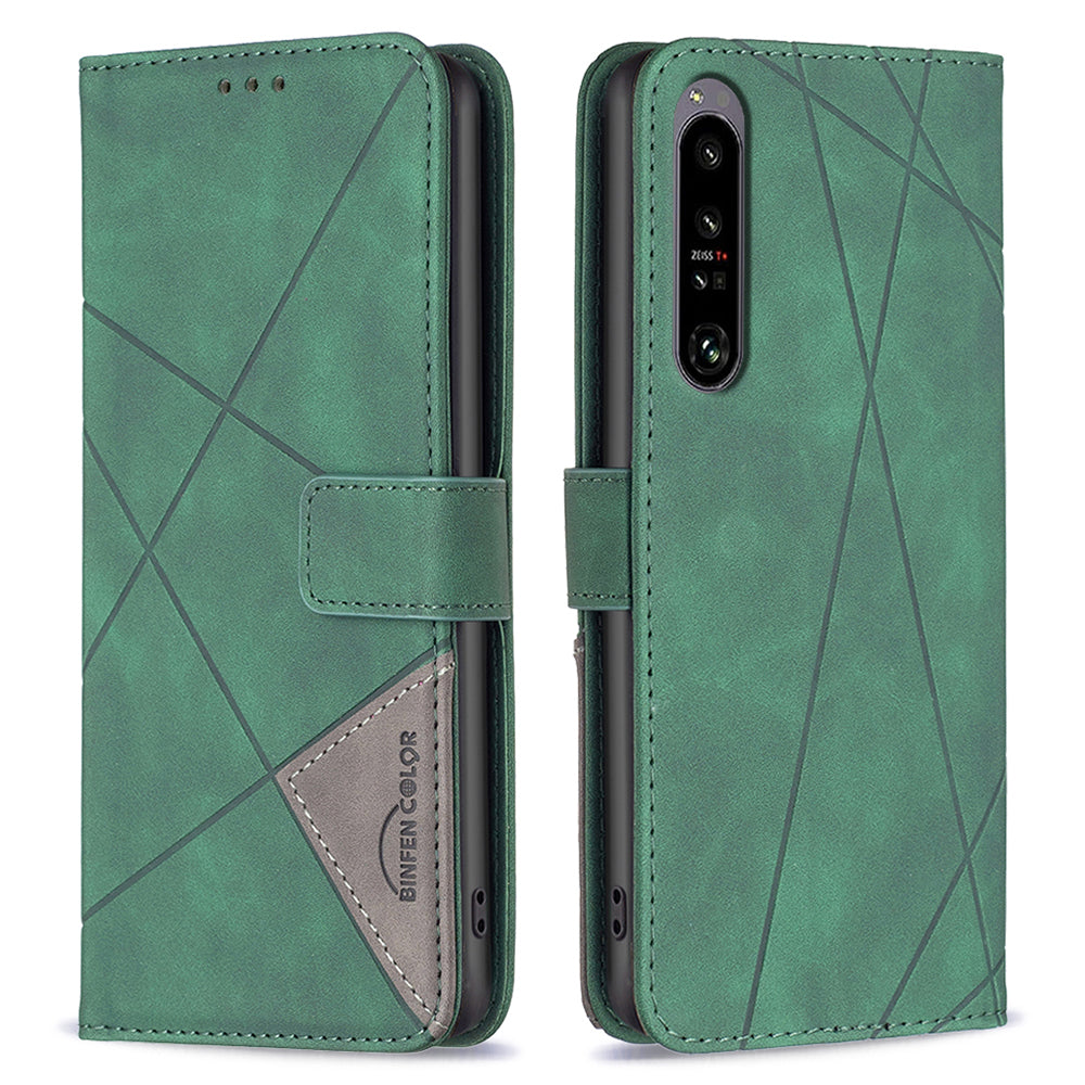 BINFEN COLOR BF05 For Sony Xperia 1 VI Cell Phone Case Flip Stand Wallet Cover