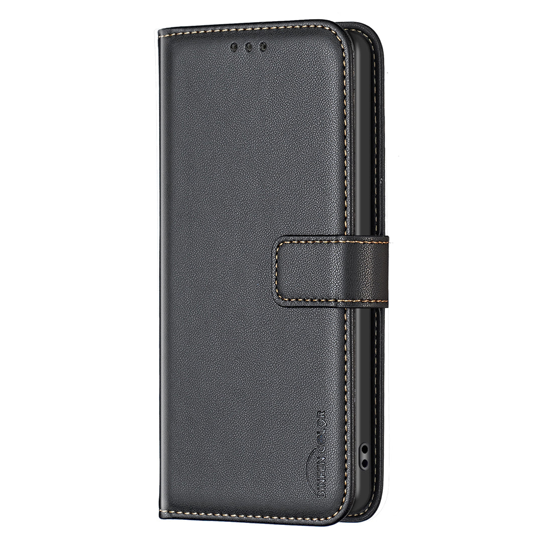 BINFEN COLOR BF17 For Sony Xperia 1 VI Magnetic Phone Case Leather Flip Stand Cover