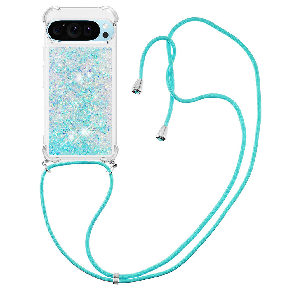 YB Quicksand Series-4 For Google Pixel 9 TPU Case Shiny Sequins Liquid Phone Cover