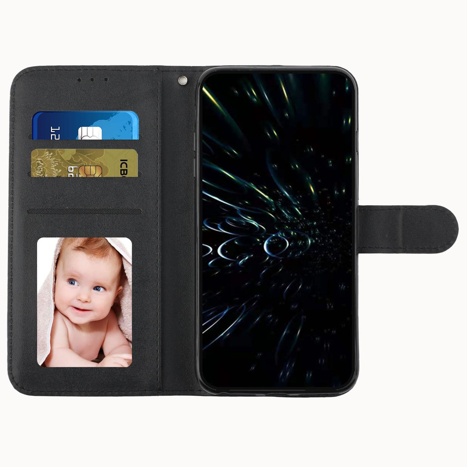 For vivo S18 5G / S18 Pro 5G / V30 5G / V30 Pro 5G Case PU Leather Stand View Shockproof Phone Cover