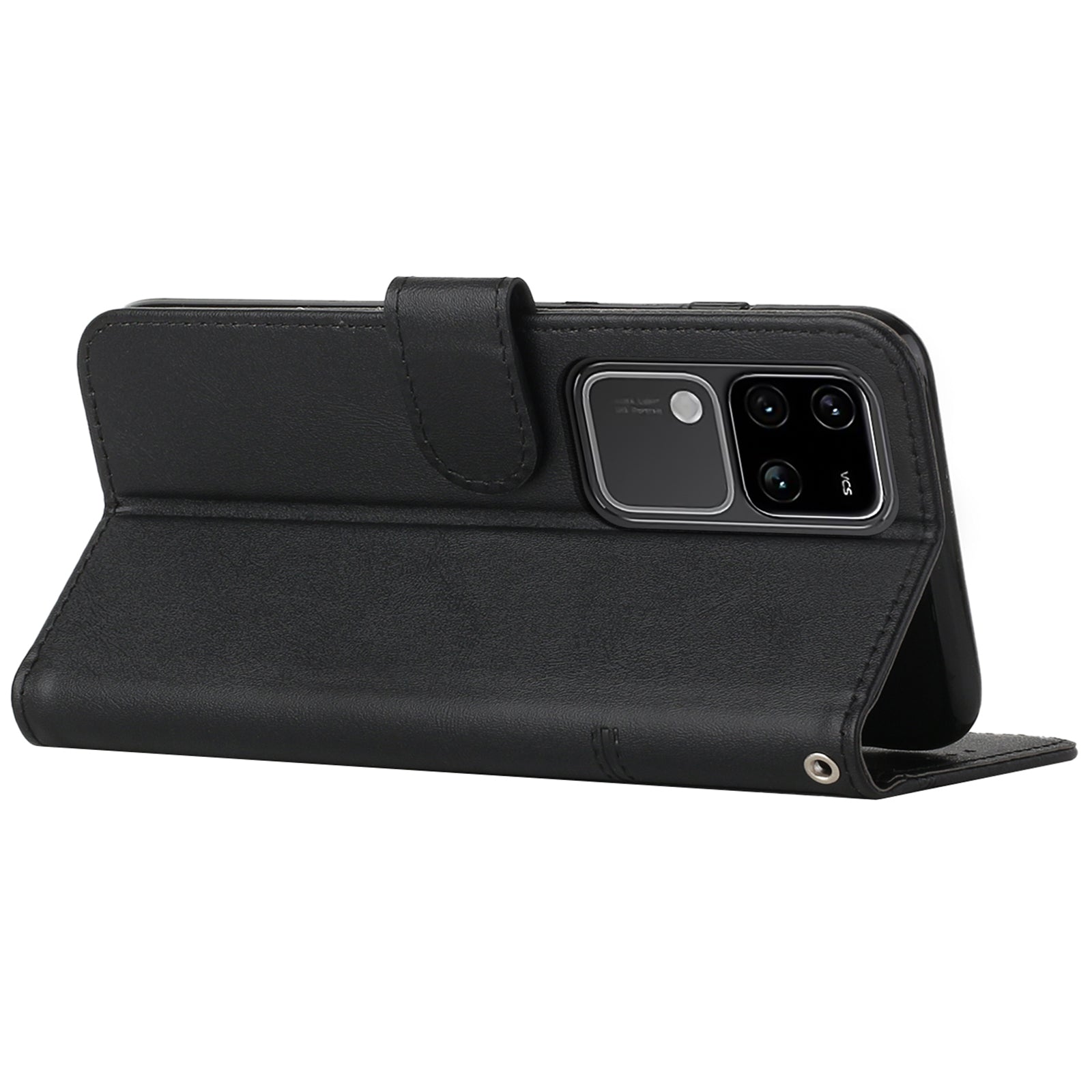 For vivo S18 5G / S18 Pro 5G / V30 5G / V30 Pro 5G Case PU Leather Stand View Shockproof Phone Cover