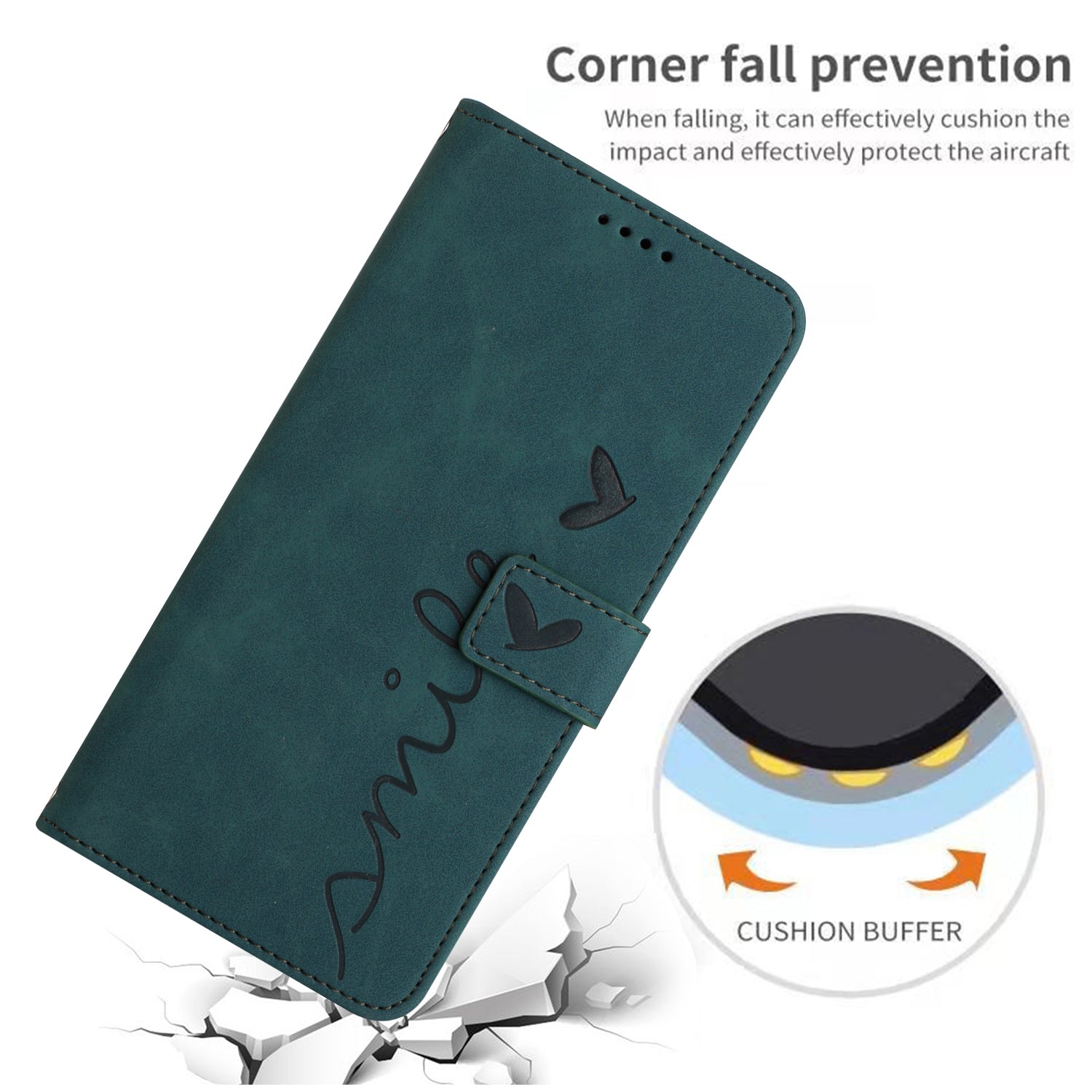 For Oppo Reno11 F 5G / F25 Pro 5G Case Imprinted Love Heart Leather Stand Phone Cover