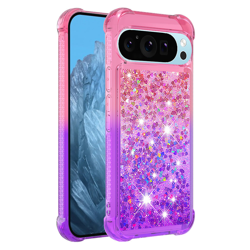 YB Quicksand Series-3 for Google Pixel 9 Case Quicksand Gradient TPU Phone Cover