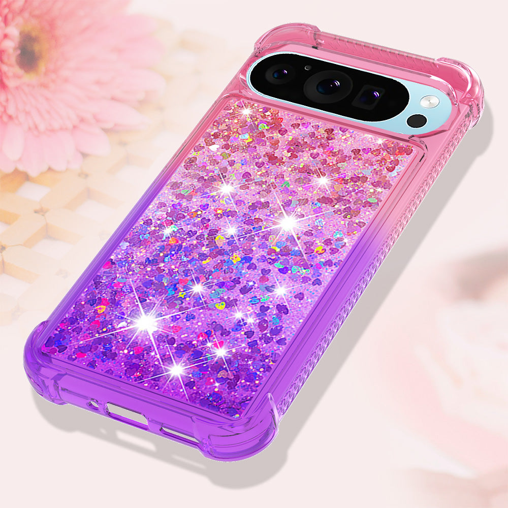 YB Quicksand Series-3 for Google Pixel 9 Case Quicksand Gradient TPU Phone Cover