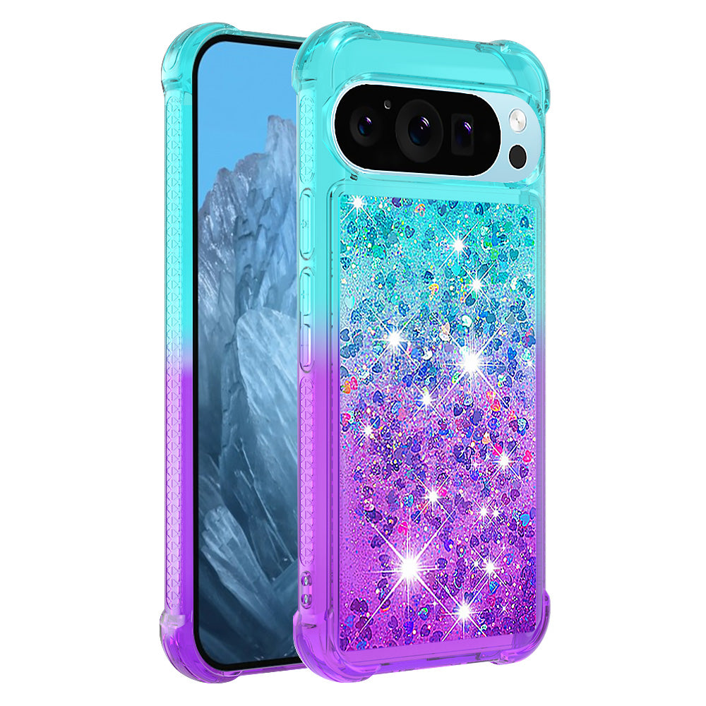 YB Quicksand Series-3 for Google Pixel 9 Case Quicksand Gradient TPU Phone Cover