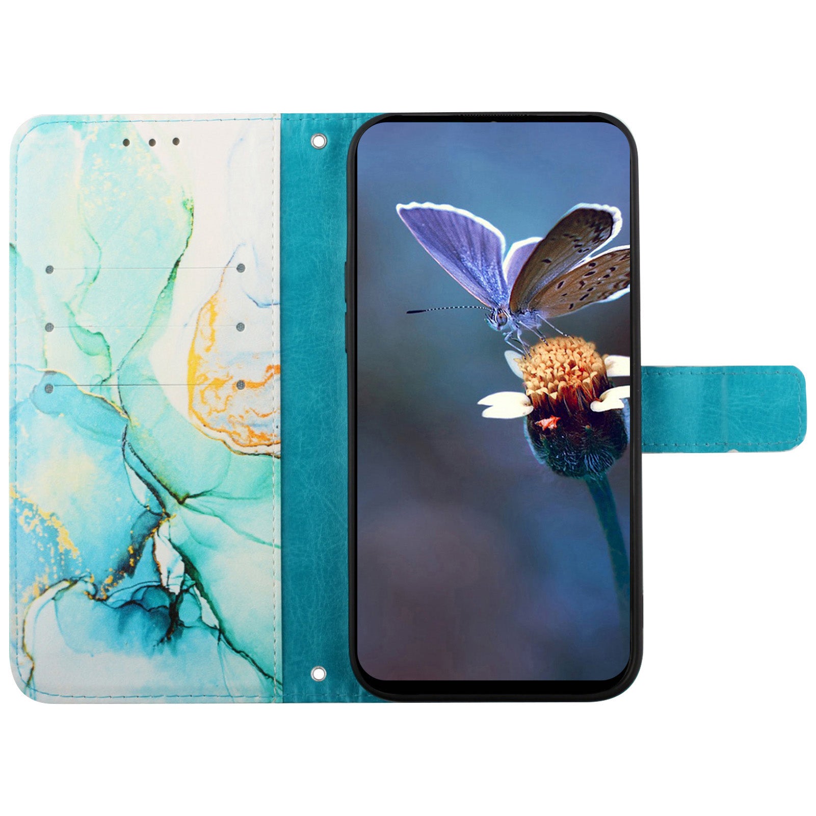 YB Pattern Printing Leather Series-6 For Google Pixel 9 Pro Wallet Phone Case with Shoulder Strap