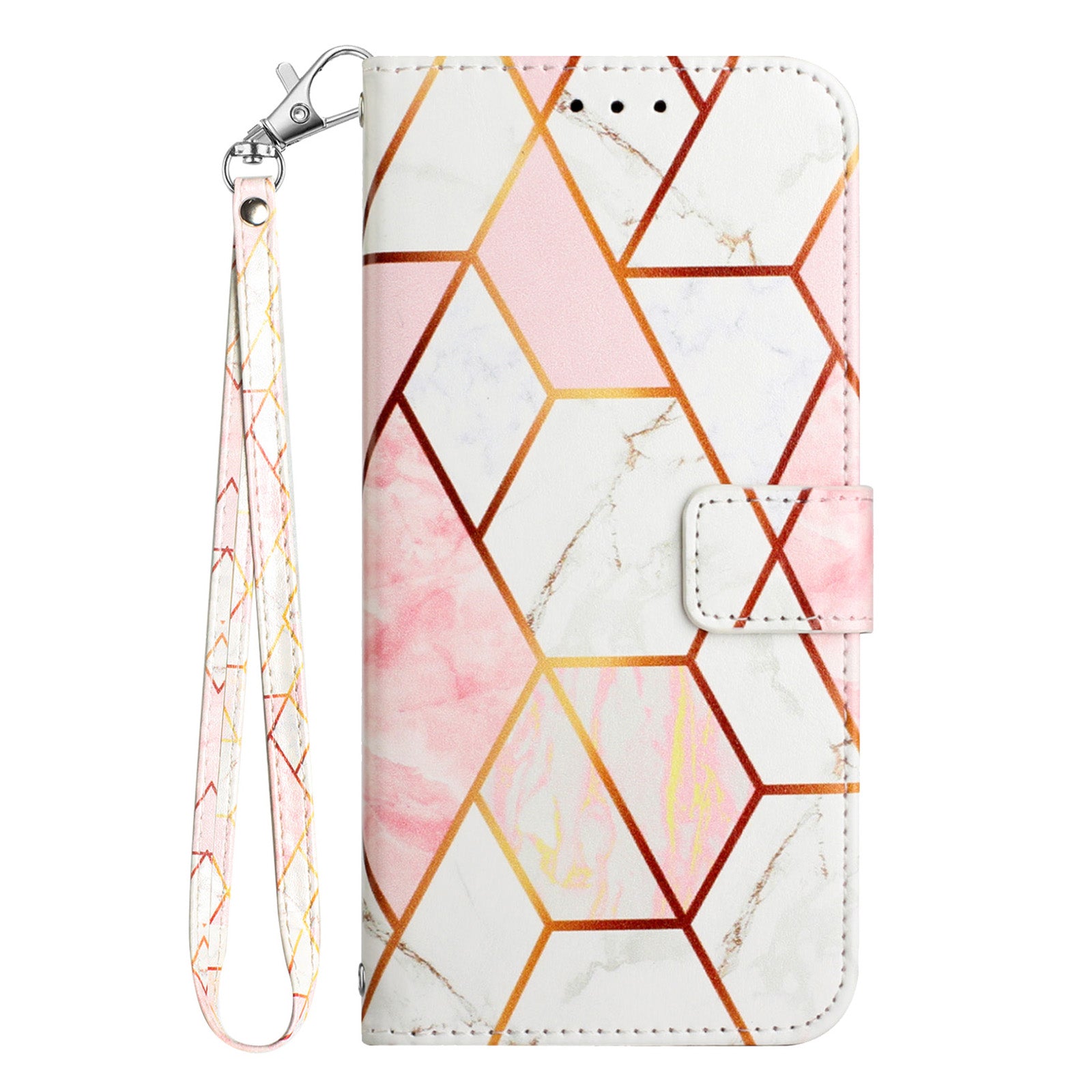 YB Pattern Printing Leather Series-5 For Google Pixel 9 Pro Phone Case with Hand Strap Wallet Stand Cover