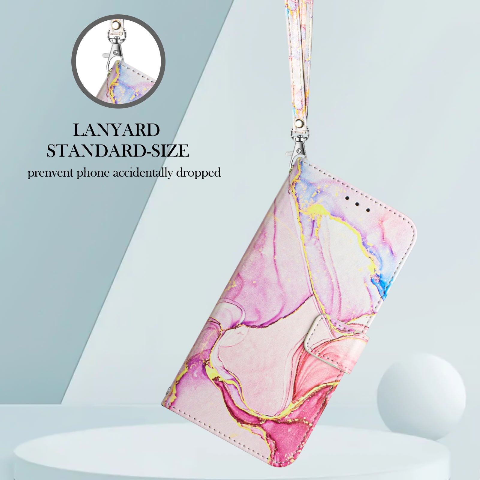 YB Pattern Printing Leather Series-5 For Google Pixel 9 Case Wallet Stand Phone Cover Marble Pattern