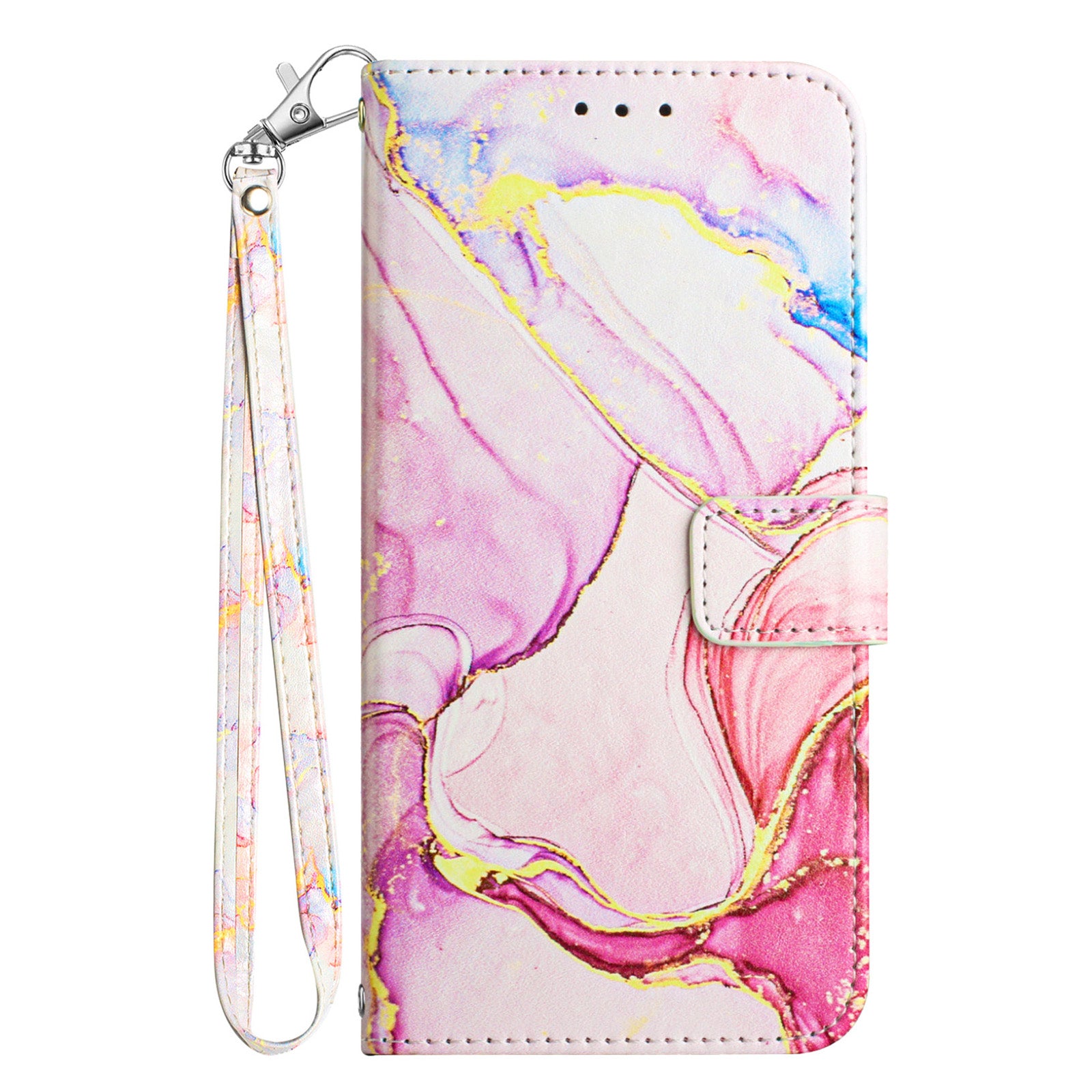 YB Pattern Printing Leather Series-5 For Google Pixel 9 Case Wallet Stand Phone Cover Marble Pattern