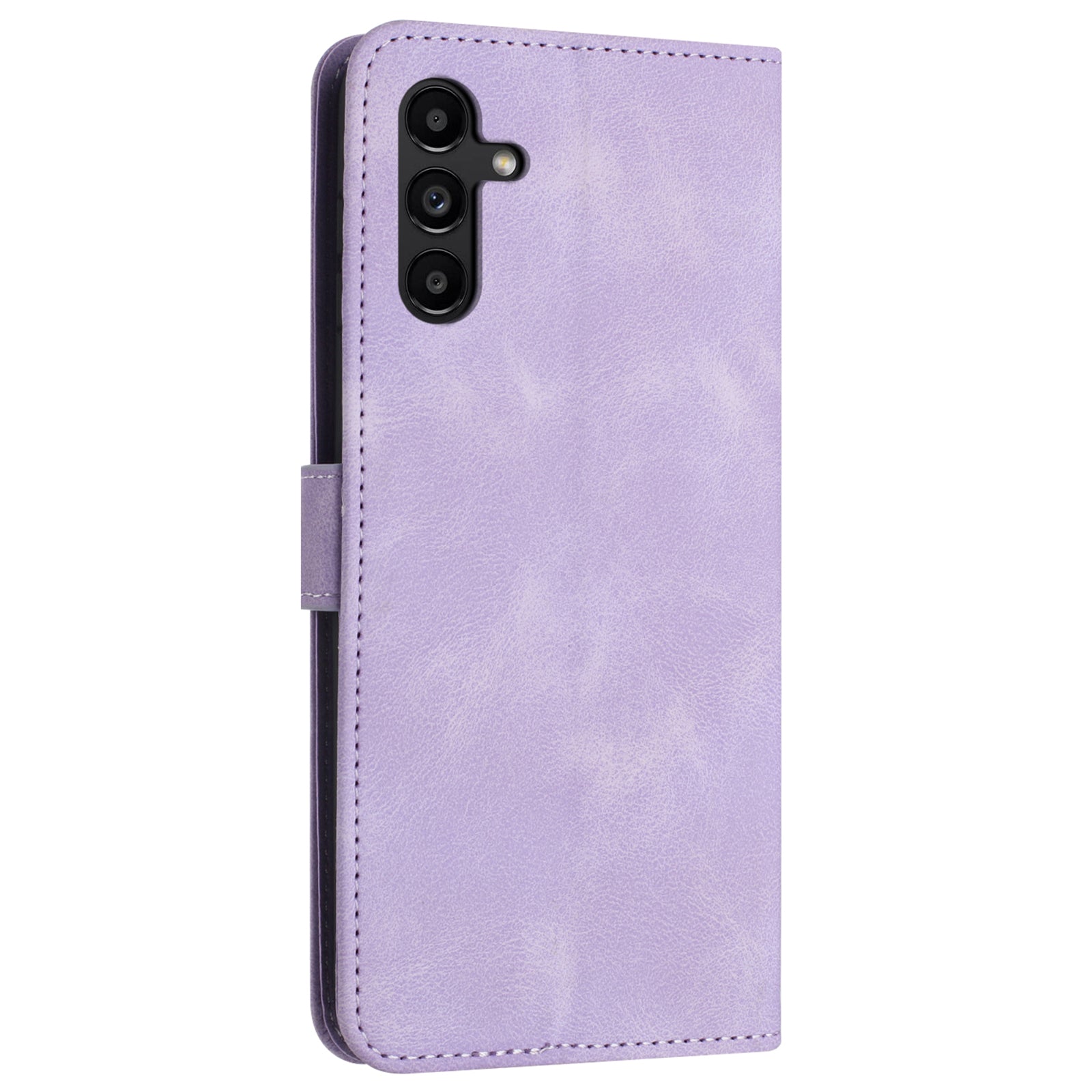For Samsung Galaxy A24 4G (162.1 x 77.6 x 8.3mm) Case PU Leather Wallet Phone Cover Skin Touch Feeling