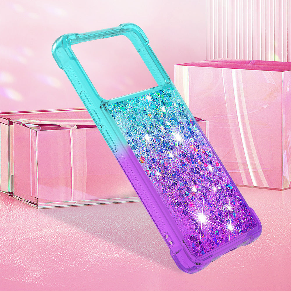 YB Quicksand Series-3 for Xiaomi Poco X6 Pro 5G / Redmi K70E 5G TPU Case Gradient Phone Cover