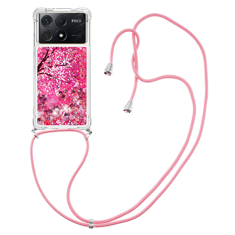 YB Quicksand Series-5 for Xiaomi Poco X6 Pro 5G / Redmi K70E 5G TPU Phone Case Pattern Printing