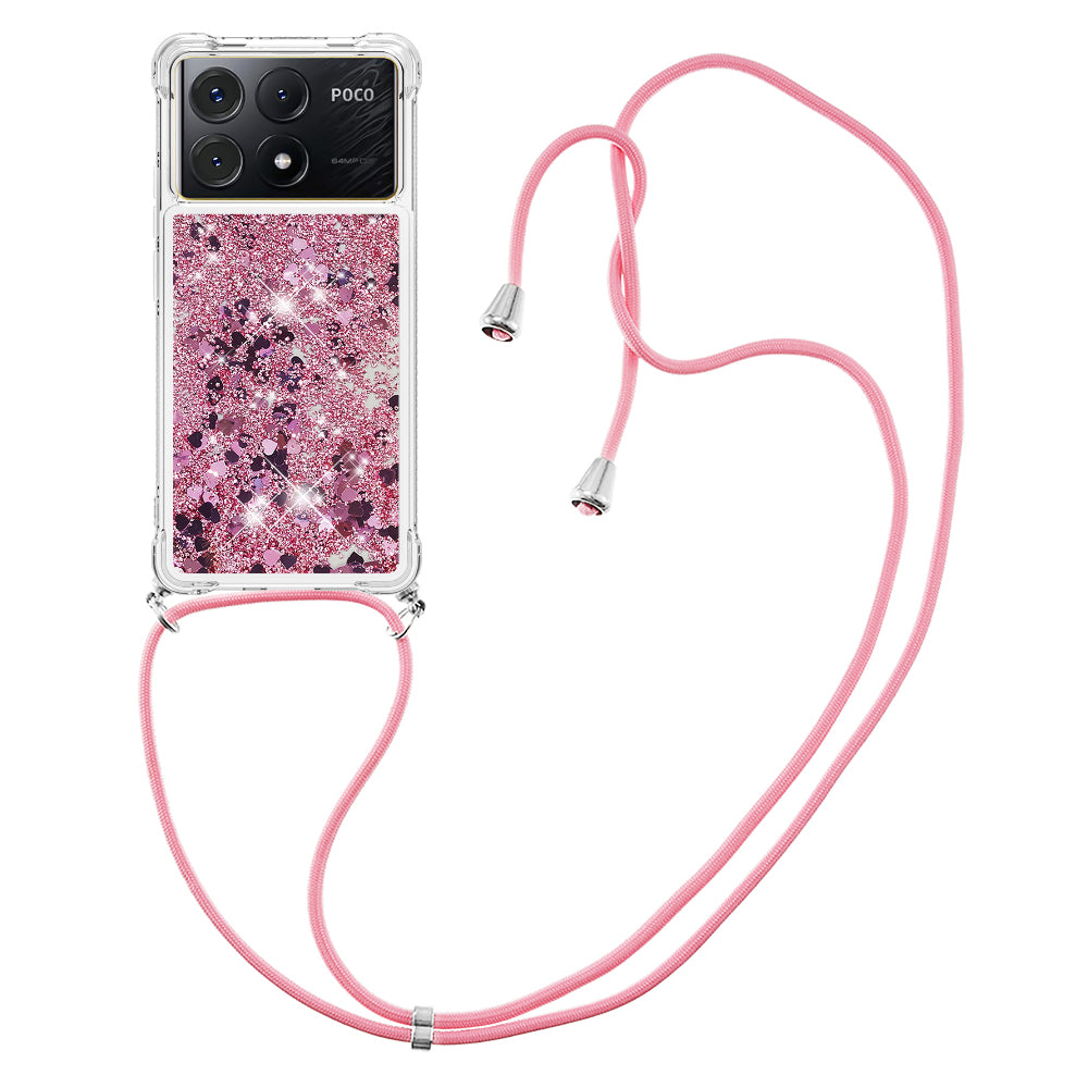YB Quicksand Series-4 For Xiaomi Poco X6 Pro 5G / Redmi K70E 5G Case Anti-dop Phone TPU Cover