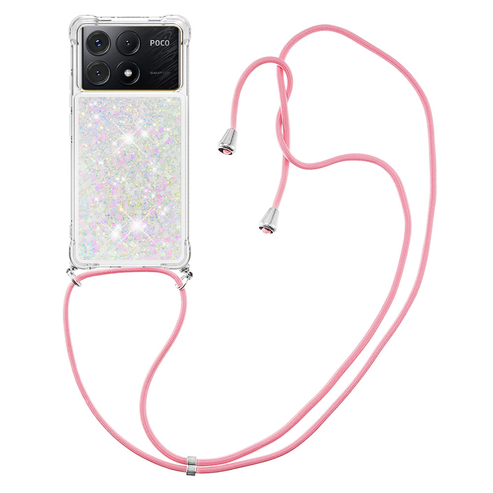 YB Quicksand Series-4 For Xiaomi Poco X6 Pro 5G / Redmi K70E 5G Case Anti-dop Phone TPU Cover