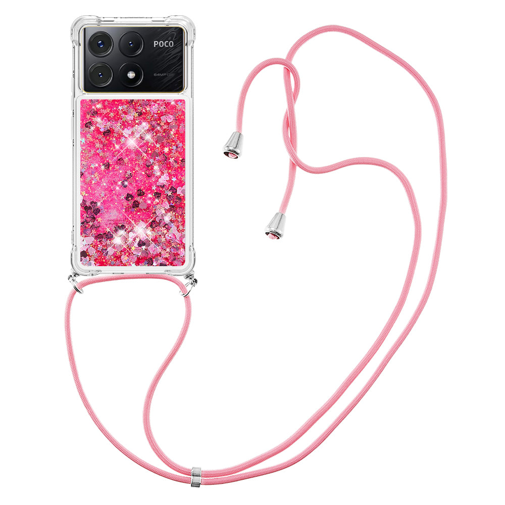 YB Quicksand Series-4 For Xiaomi Poco X6 Pro 5G / Redmi K70E 5G Case Anti-dop Phone TPU Cover