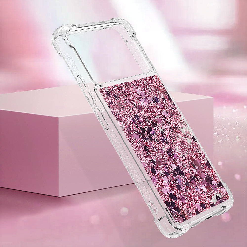 YB Quicksand Series-1 For Xiaomi Poco X6 Pro 5G / Redmi K70E 5G TPU Case Quicksand Phone Back Cover