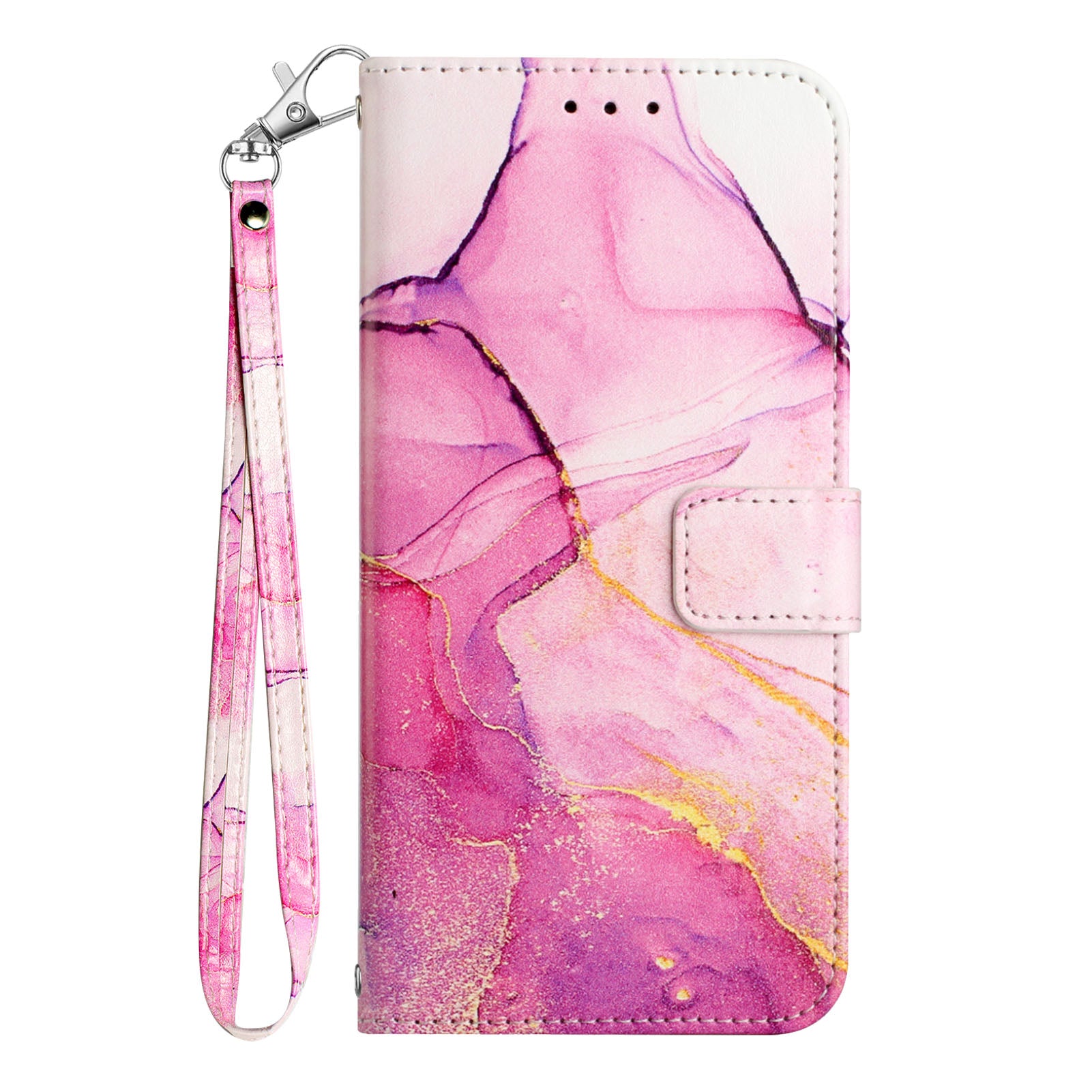 YB Pattern Printing Leather Series-5 For Xiaomi Redmi Note 13 Pro+ 5G Wallet Phone Case with Hand Strap