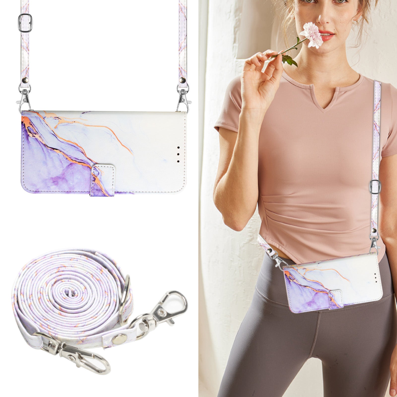 YB Pattern Printing Leather Series-6 For Xiaomi Redmi Note 13 Pro+ 5G Wallet Case Crossbody Phone Cover