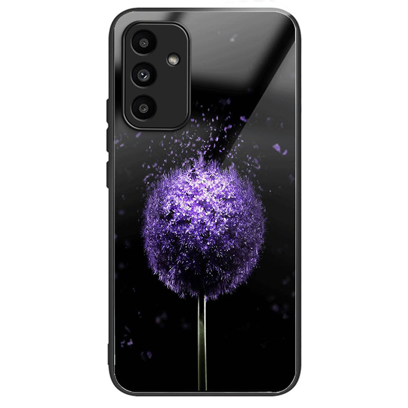 For Samsung Galaxy A15 4G / 5G Case Pattern Printing Tempered Glass+TPU+PC Anti-scratch Phone Cover