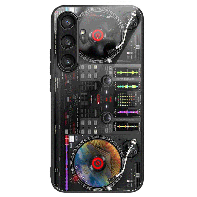 For Samsung Galaxy S24+ Phone Cover Tempered Glass Drop-proof Pattern Printing Case