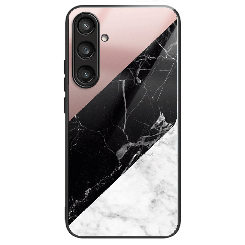 For Samsung Galaxy S24+ Phone Cover Tempered Glass Drop-proof Pattern Printing Case