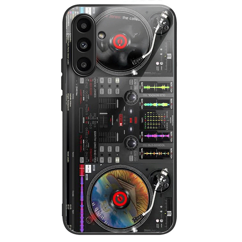 For Samsung Galaxy A14 4G / 5G Cover Anti-scratch Tempered Glass+TPU+PC Cell Phone Case