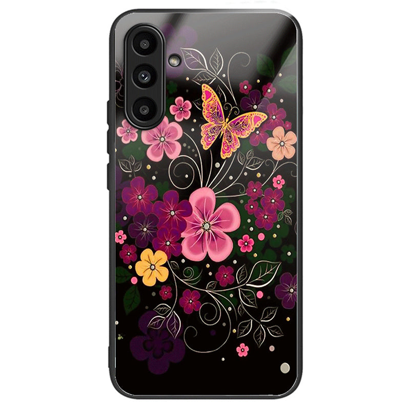 For Samsung Galaxy A14 4G / 5G Cover Anti-scratch Tempered Glass+TPU+PC Cell Phone Case