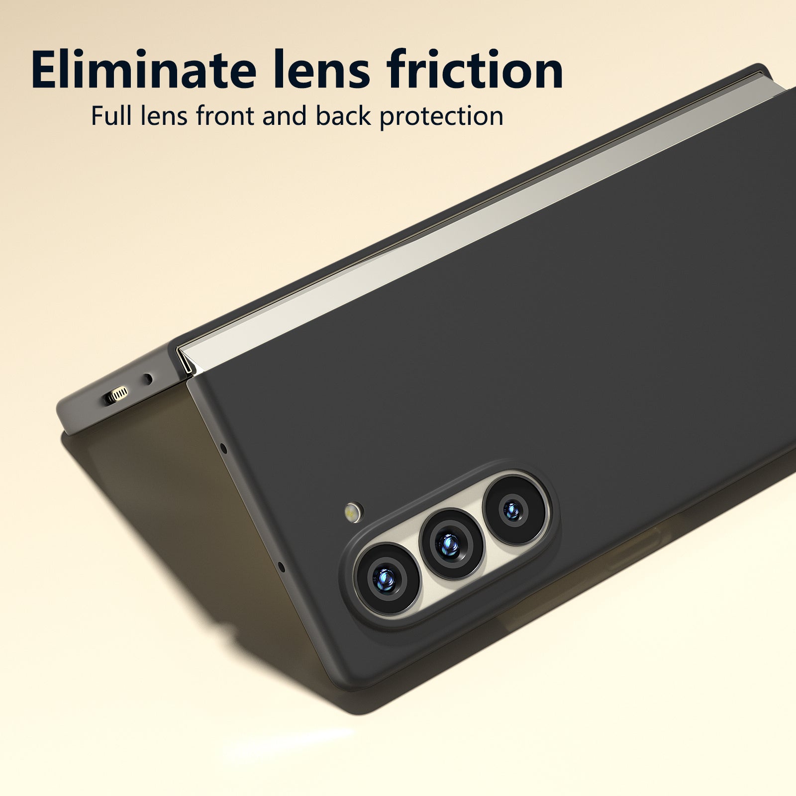 For Samsung Galaxy Z Fold6 5G PC Case Skin-touch Anti-scratch Folding Phone Cover